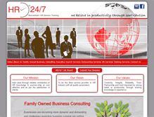 Tablet Screenshot of hr24-seven.com